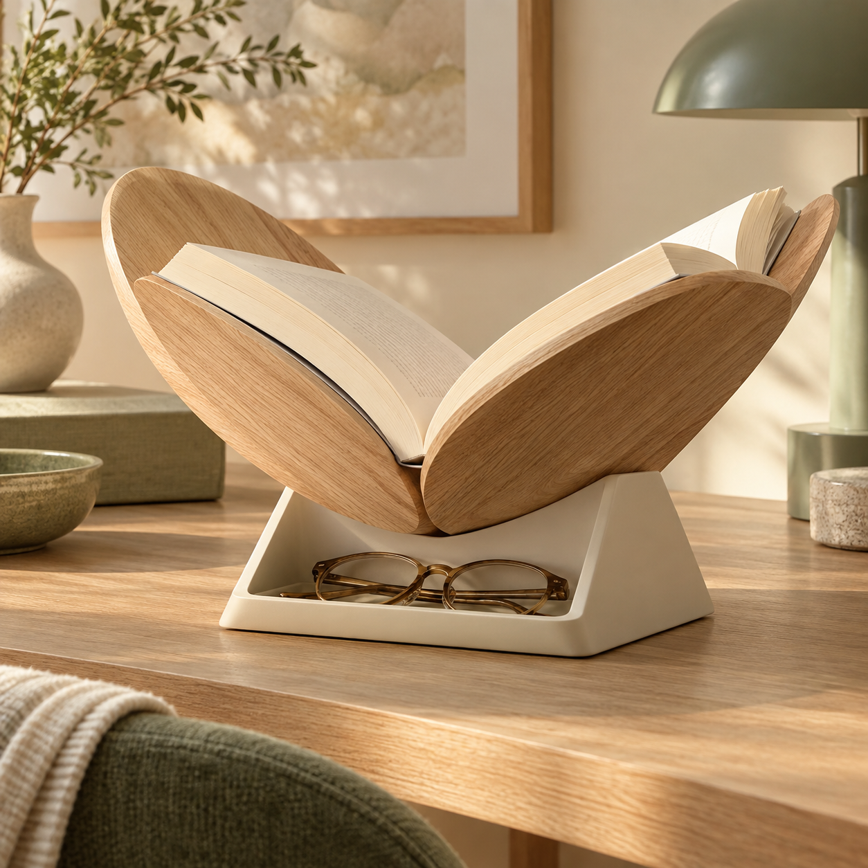 LeafLift Bookrest design visualization